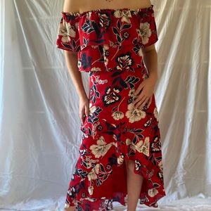 Off the shoulder dress